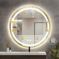 REA zrkadlo LED 90 cm MMJ Zlatá HOM-02504 (8) (7)