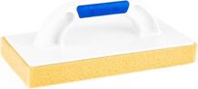 KUBALA Plastové hladidlo s penou SWEPEX X-cut, na umývanie obkladačiek po škárovaní, rukoväť 2k typ soft, 140 x 280 mm KU0371