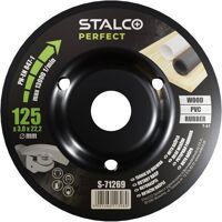 STALCO Rašpľa rotační vydutá rovná, 125 mm PERFECT