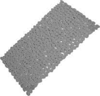 Aqualine RIVER podložka do vane 35 x70cm s protišmykovou úpravou, PVC, šedá TAVA40108
