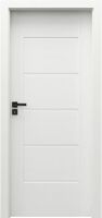 PORTA Doors SET Rámové dvere VERTE PREMIUM E.5 sklo Matné, 3Dfólia Wenge White+zárubeň Hyd