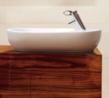 Ceramica Latina O1 oválne keramické umývadlo 70x38x14,5cm, biele AQ-CL-4020