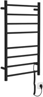Sapho REDONDO elektrický sušiak uterákov, guľatý, 500x900 mm, 75 W, čierny mat