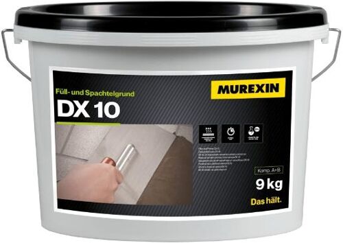 Penetračná a výplňová stierka Murexin DX10, 9 kg disperzná (2K komp.A+B)