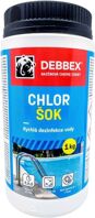 DEBBEX Chémia bazénová, Chlor šok DEBBEX, 1kg