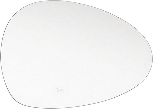 Mereo Zrkadlo elipsa 80x50 cm LED osvetlenie a odhmlievanie CN184