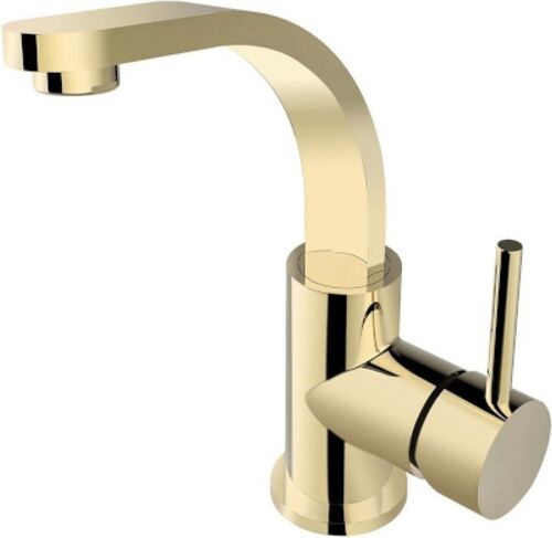 Besco Decco II umývadlová stojánková batéria bez výpuste Zlatá lesklá