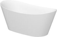 Cersanit OVAL INVERTO Vaňa voľne stojaca akrylátová 170x80anohy+sifón chrom Biela S301-339
