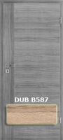 INVADO interiérové dvere TAURUS plné, fólia Dub Naturo B587, BB-zámok