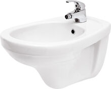 Cersanit DELFI Bidet závesný 35,5x52,5cm a skrutky, Biela K11-0018