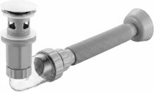 REA Umyvadlový sifon s univerzální výpustí click-clack Flow White REA-A9493
