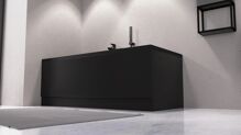 Polysan PLAIN panel čelný 170x59cm, čierna mat, ľavý (2) (1)