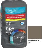 RAKO system GF DRY 139 Flexibilná vysoko vodeodolná škárovacia hmota,mrazu,5kg, TmavoHnedá