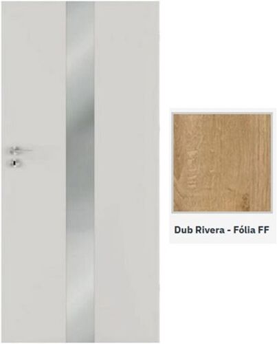 IMPERIODOOR set Dvere Niagara Mirror 2 fólia Dub Riviera zrkadlo 155 mm+Zárubeň