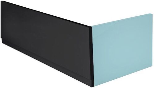 Polysan PLAIN panel čelný 150x59cm, čierna mat, ľavý