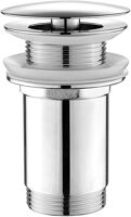 Aqualine Umývadlová výpust 5/4", neuzatvárateľná, veľká krytka, tl.10-50mm, chróm TF6001 Aqualine Umývadlová výpust 5/4", neuzatvárateľná, veľká krytka, tl.10-50mm, chróm TF6001