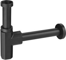 Sapho SPY umývadlový sifón 1'1/4, odpad 32 mm, čierna matná PY36/15