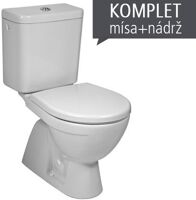 Jika LYRA PLUS WC-kombi stojace, zvislý odpad, bočné napúšťanie, vr.nádržky,biele 2411 H8263870002413
