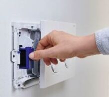 Geberit 115.062.BZ.1 DUOFRESH Dávkovač tyčiniek pre nádržku Sigma 12cm,Rám AntracitováŠedá 115.062.BZ.1