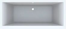 Geberit Selnova Square Duo Vaňa obdĺžniková 180x80x42,7cm akrylátová a nohy, Biela