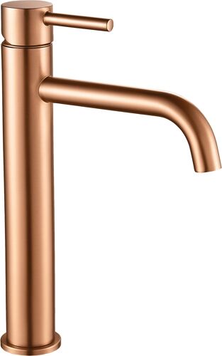 REA Umývadlová batéria  LUNGO - brúsené Copper, vysoká
