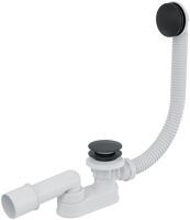 ALCA Sifón vaňový CLICK/CLACK, čierna-mat A507BLACK