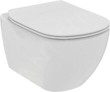 Ideal Standard Tesi - Závesné WC RimLSa 36x53 cm aWC sedátko ultra ploché SoftClose Biela