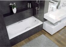 Besco ARIA PROSAFE Vaňa obdĺžniková akrylátová 150x70cm, 130 l, Biela a nohy VANARIA150PRO