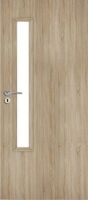 ImperioDoor PRESTON interiérové dvere SK-norma Sklo Matné 3DTopDecor Dub Sonoma