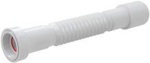 ALCA flexi umývadlový/drezový sifon 5/4"a 6/4" na 50/40 pevný plast A793, biely A793