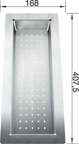 Blanco Multifunkčná miska pre keramické podstavné drezy nerez