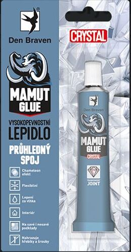 Lepidlo, Mamut glue CRYSTAL, transparentné 25ml