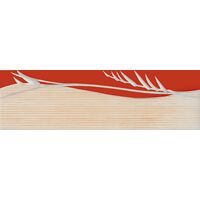 Villeroy&amp;Boch 1515 FK82 bordúra CARNABY 12,5 x 40 stonka červeno krémová 1515FK82