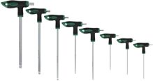 STALCO Kľúče obojstranné, TORX, set 8 ks