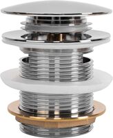 REA univerzálna vaňová výpusť Click-clack Chróm 6cm REA-W2007