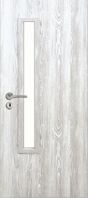 ImperioDoor PRESTON interiérové dvere, Sklo Matné, 3DTopDecor Dub Šedý