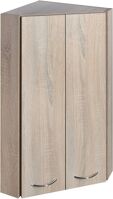 Sapho ZOJA/KERAMIA FRESH horná skrinka rohová 35x76x35cm, dub platin 50333
