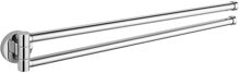 Aqualine SAMBA držiak uterákov otočný dvojitý 450mm, chróm SB121