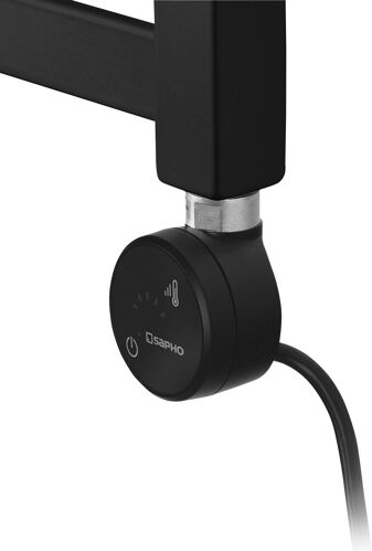 Sapho MOA vykurovacia tyč s termostatom a bluetooth, 300W, čierna MOA-B-300