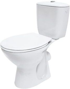 Cersanit PRESIDENT 010 WC Kombi vodor.odp,bočný prívod,3/6l+sedátko polyprop,Biela K08-028