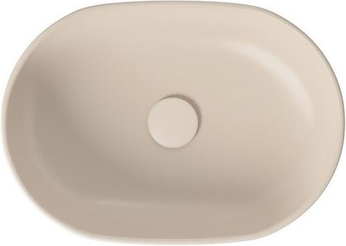Cersanit Moduo 50 keramické umývadlo na dosku 50x35,5 cm Beige matt