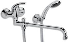 Novaservis Metalia 55 vaňová paneláková batéria s príslušenstvom 100 mm Chróm 55037,0 Novaservis Metalia 55 vaňová paneláková batéria s príslušenstvom 100 mm Chróm 55037,0