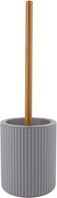 Olsen Spa RAYON WC kefa na postavenie, bambus/plast, Šedá KD02191637