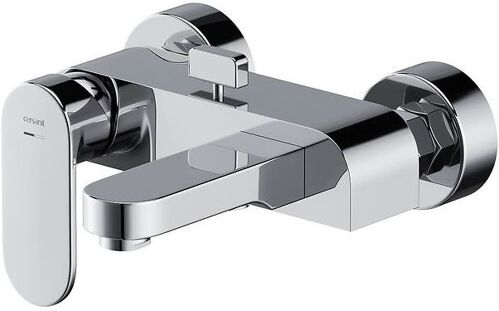 Cersanit CREA batéria vaňovo-sprchová nástenná 150mm s prepínačom, Chróm S951-304