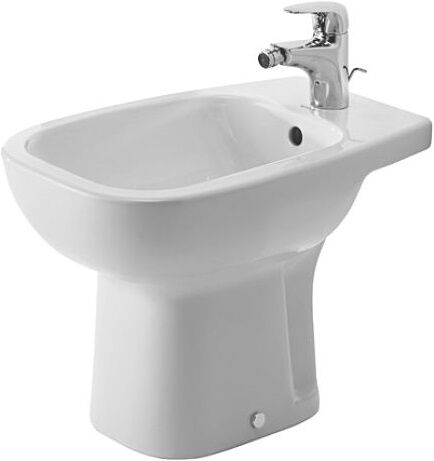 Duravit D-Code Bidet floor standing 54 cm D-Code white, with of, with tp, 1 th