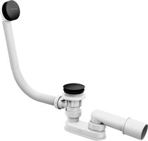 Ravak Vaňová odtoková a prepadová súprava, dĺžka 570 mm, ClickClack, matná čierna X01746