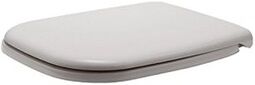 Duravit D-Code Seat and cover D-Code, white w. soft closure, hinge plastic 67390000