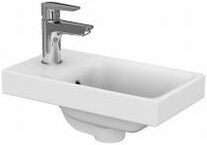 Cersanit MODUO Umývadlo nábytkové 40X22 BOX s prepadom, otvor pre bat, Biela K116-016