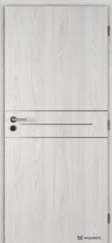 Masonite CPL-Deluxe laminátové interiérové dvere ALU III, Brest Biely, DTD