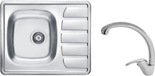Alveus SET ALVEUS nerez drez 61,5x50 ZOOM 10 a batéria GRANDIA Chróm